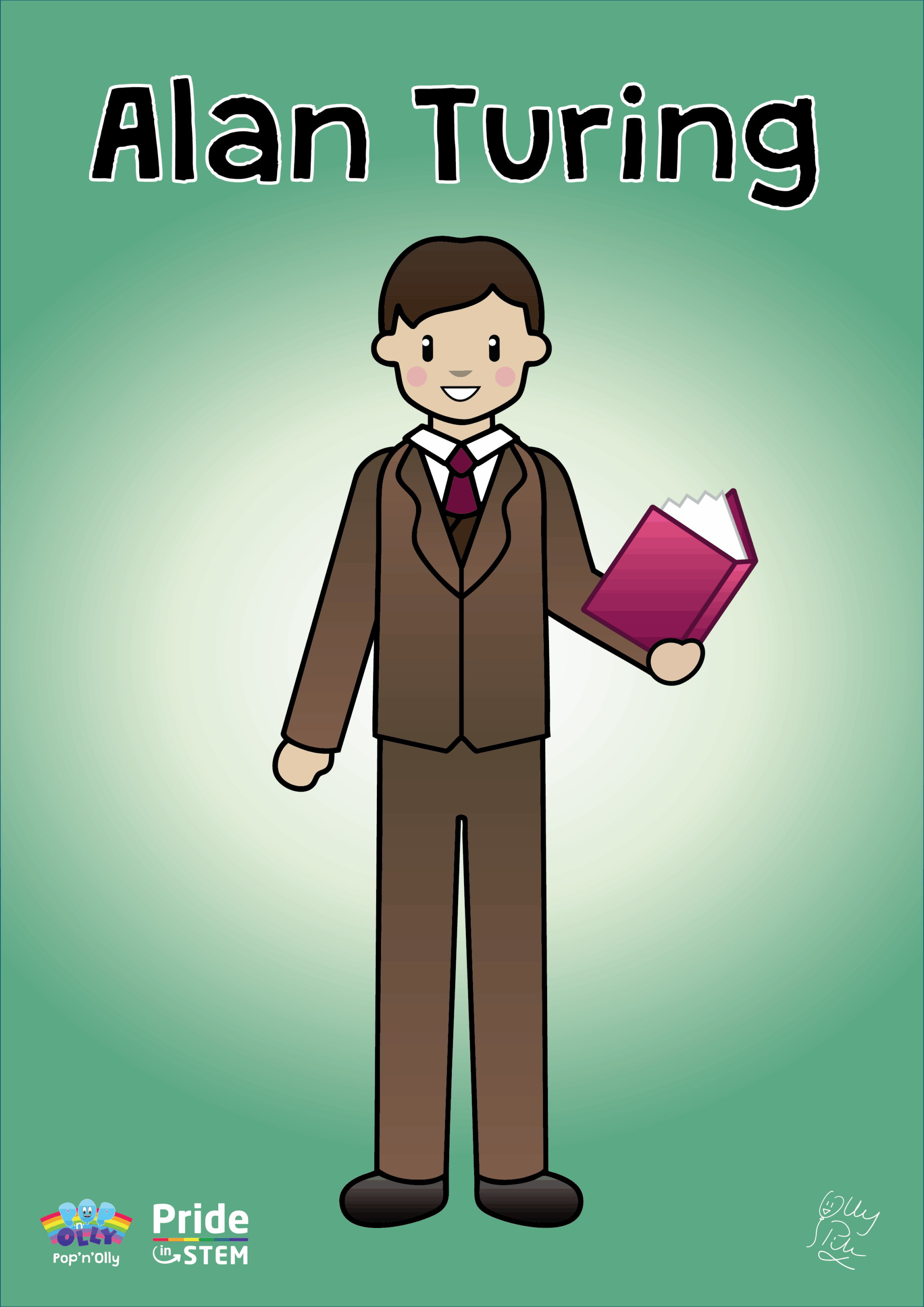 A cartoon version of scientist Ben Barres