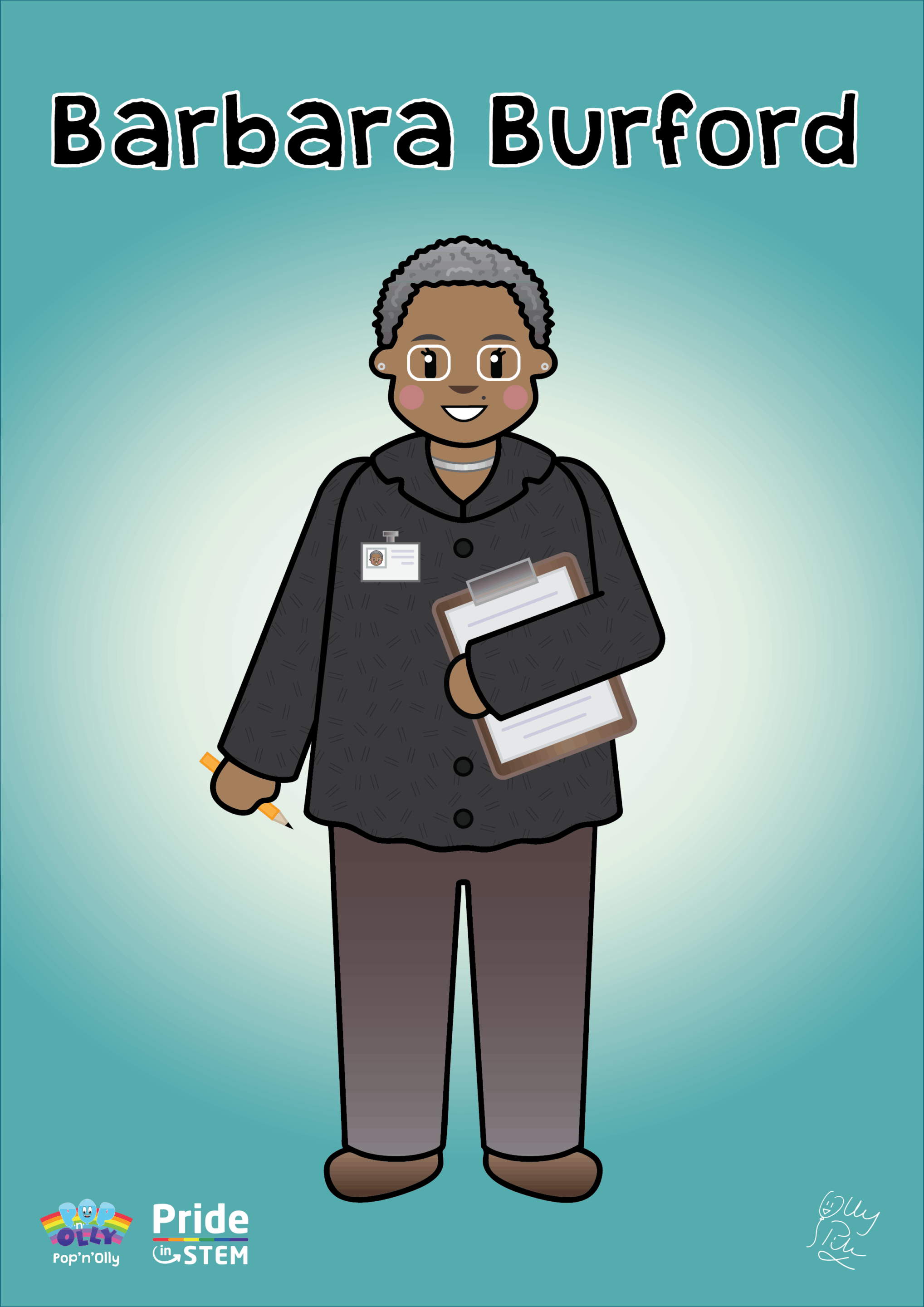 A cartoon version of scientist Ben Barres